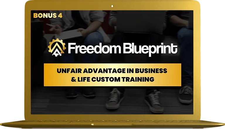 Freedom Blueprint business and life custom training bonus illustration