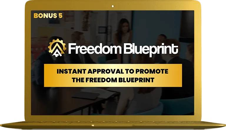 Freedom Blueprint affiliate promotion access bonus illustration