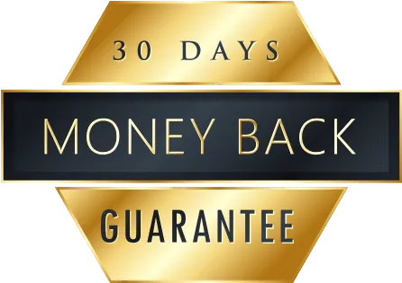 Freedom Blueprint money-back guarantee badge